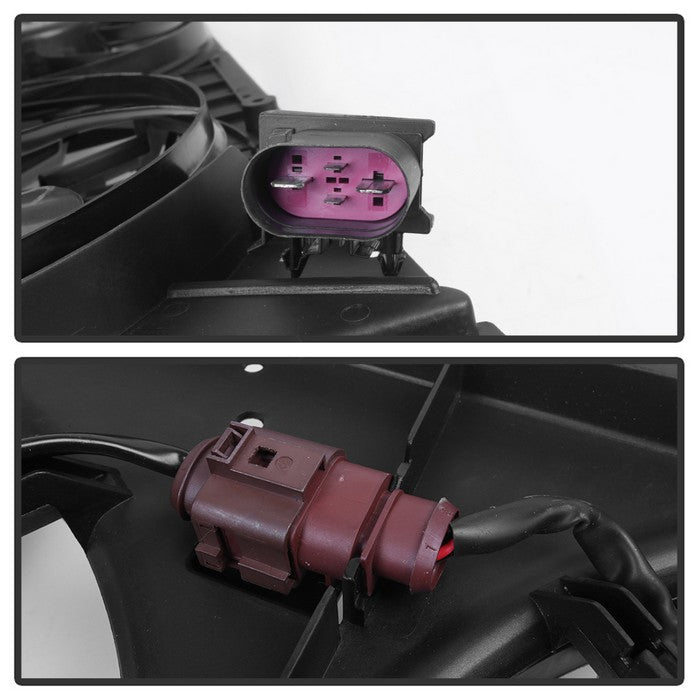 SPYDER xTune 07-13 VW Jetta GTI / 06-10 Passat / 06-13 Audi A3 Radiator Fan VW3117106 (RF-VW-620-843) 9941818