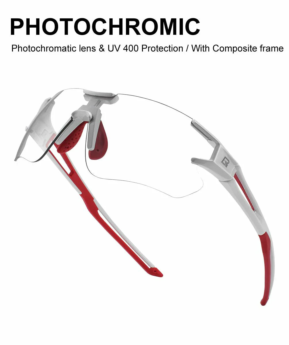 Adaptive Cycling Goggles with Complete UV Protection