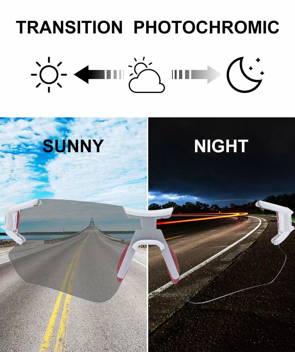 Adaptive Cycling Goggles with Complete UV Protection