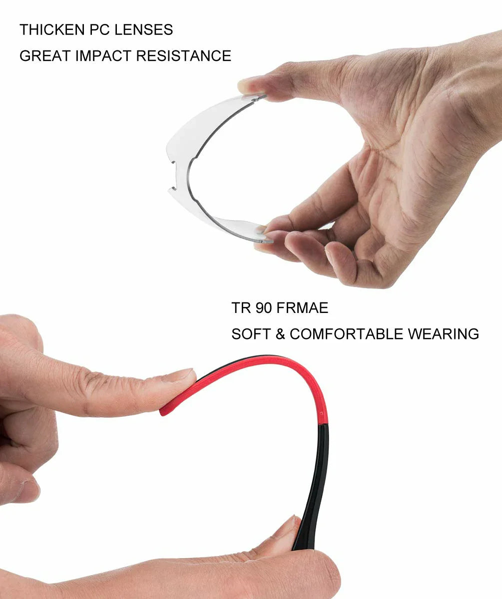 Adaptive Cycling Goggles with Complete UV Protection