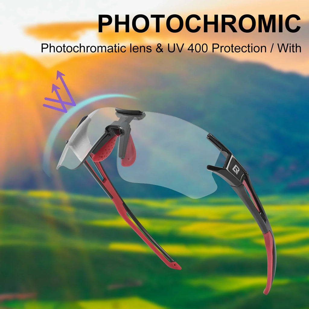 Adaptive Cycling Goggles with Complete UV Protection