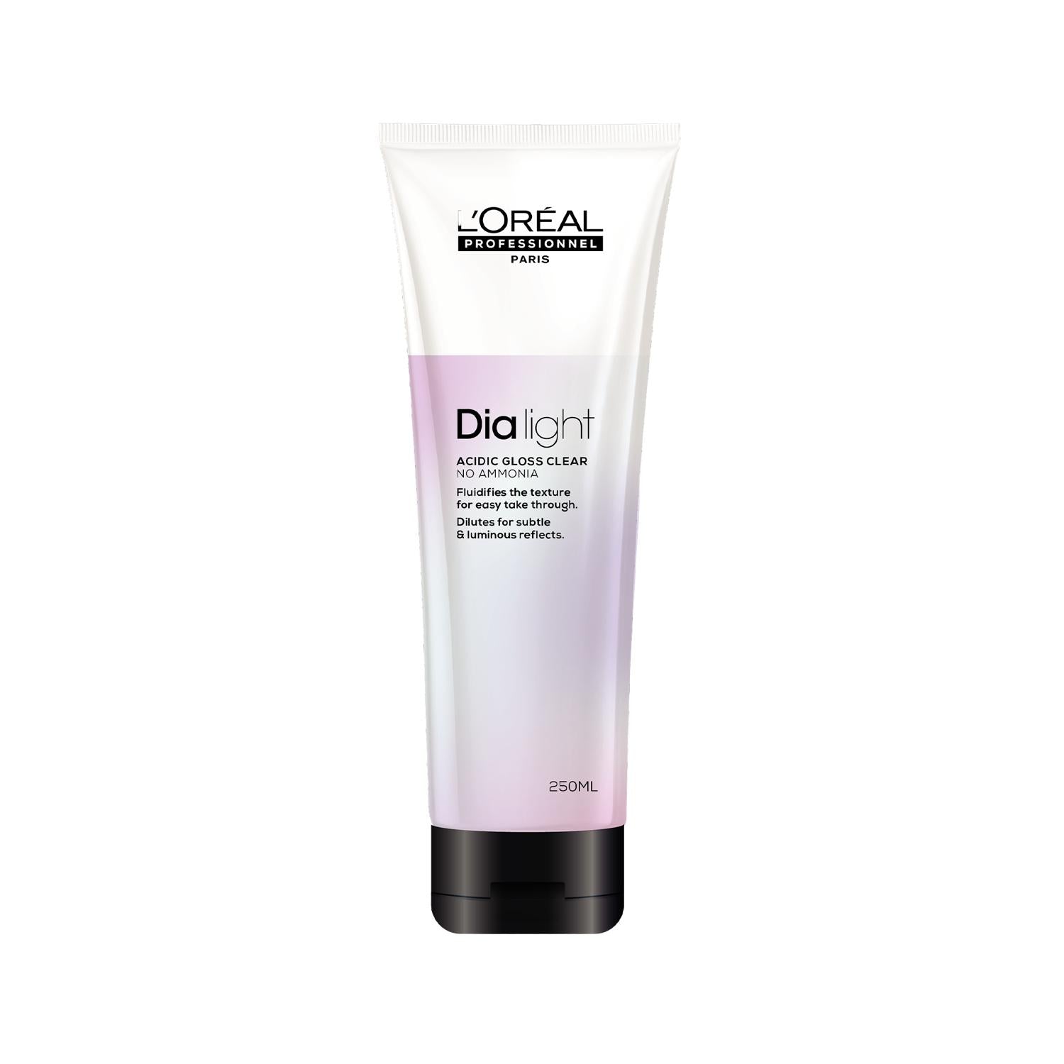 L'Oreal Professionnel Paris Dia Light Acidic Gloss Clear Hair Gloss Treatment - Professional Hair Care, 8.45 fl oz