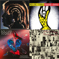 Hot Rocks 1964-1971 (2LP) & Voodoo Lounge (30Th Anniversary) (Red/Yellow Vinyl/2LP) & Hackney Diamonds (1 Year Anniversary/Clear/Blue Splatter Vinyl/2LP) & Exile On Main Street (2LP)