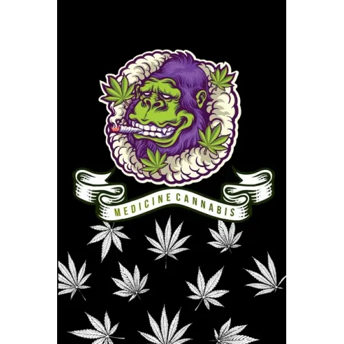 My Gorilla medicine cannabis note book ( marijuana): memo your daily with cute Gorilla weed cover record date and write - Paperback