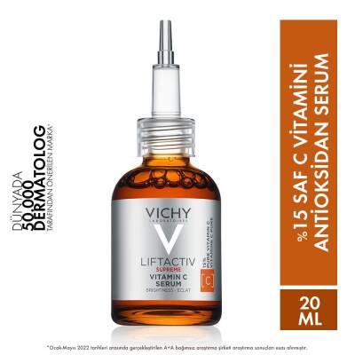 Vichy Liftactiv Supreme Vitamin C Serum: Brightens, Hydrates & Revitalizes Dull Skin - For Radiant, Even Skin Tone