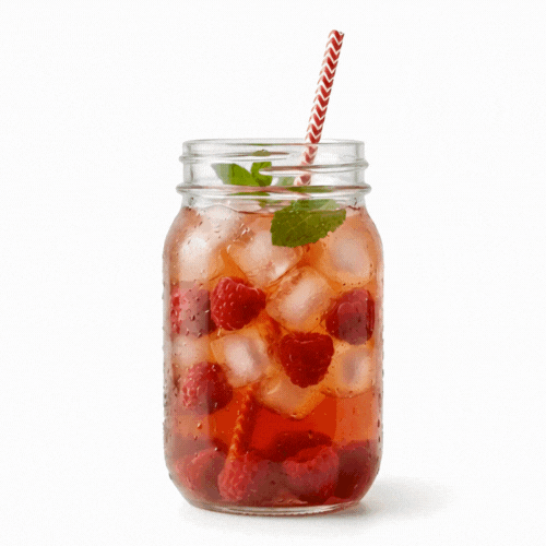Bev Tek Red Paper Straw - Zig Zags, Biodegradable, 6mm - 7 3/4" - 100 count box