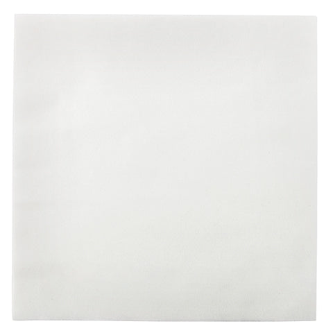 Luxenap Square Pure White Paper Napkin - Air Laid - 15 3/4" x 15 3/4" - 25 count box
