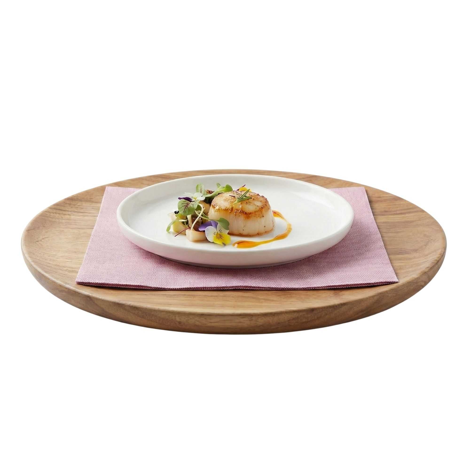 Luxenap Square Bordeaux Denim Paper Napkin - Air Laid - 15 3/4" x 15 3/4" - 25 count box