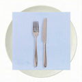 Luxenap Square Celeste Denim Paper Napkin - Air Laid - 15 3/4" x 15 3/4" - 25 count box