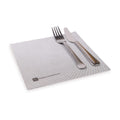 Luxenap Square Gray Paper Napkin - Micropoint, 2-Ply - 15 1/2" x 15 1/4" - 50 count box