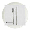Luxenap Square Pure White Paper Napkin - Super Lux - 15 3/4" x 15 3/4" - 600 count box