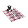 Luxenap Rectangle Bordeaux Paper Napkin - Picnic Print, 1-Ply - 7" x 13 1/2" - 100 count box