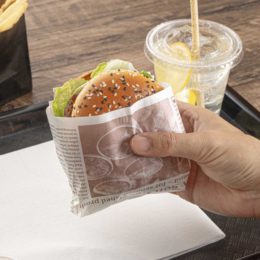 Gastronomia Newsprint Paper Food Wrap and Basket Liner - Greaseproof - 15" x 11" - 200 count box