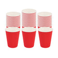 Restpresso 12 oz Red Paper Coffee Cup - Ripple Wall - 3 1/2" x 3 1/2" x 4 1/4" - 500 count box