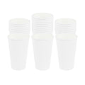 Restpresso 16 oz White Paper Coffee Cup - Ripple Wall - 3 1/2" x 3 1/2" x 5 1/2" - 500 count box