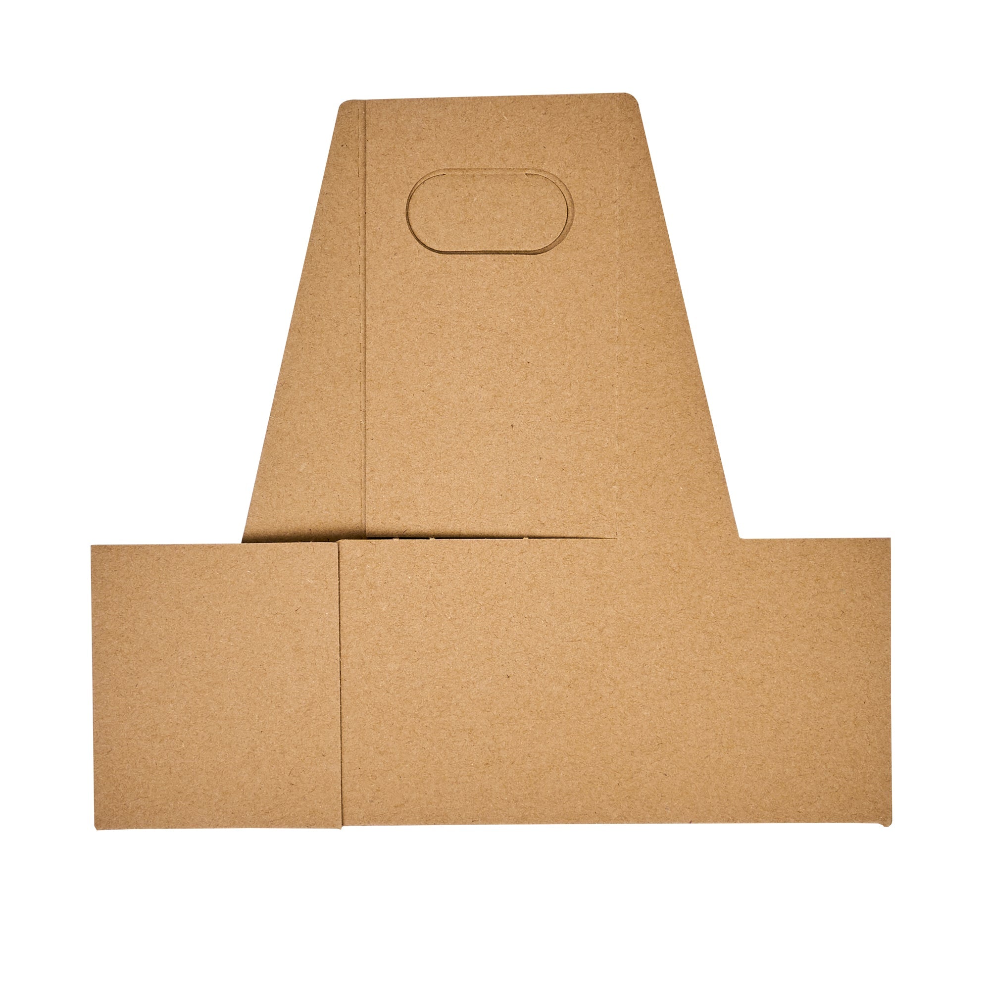 Restpresso Kraft Paper Altalena Drink Carrier - Fits 2 Cups - 7 1/4" x 3 1/2" x 9 1/4" - 100 count box