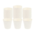 Restpresso 8 oz White Paper Coffee Cup - Ripple Wall - 3 1/2" x 3 1/2" x 3 1/4" - 500 count box