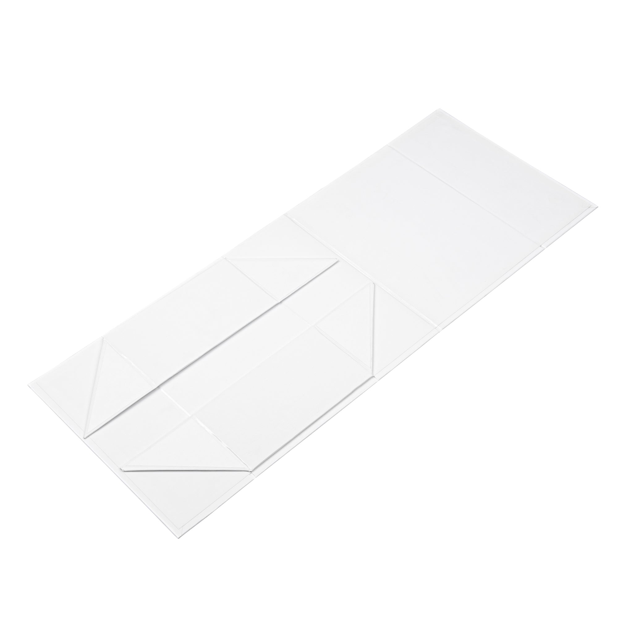 Cater Tek Rectangle White Paper Medium Tic Tac Box - Magnetic - 9" x 6" x 3 1/2" - 10 count box