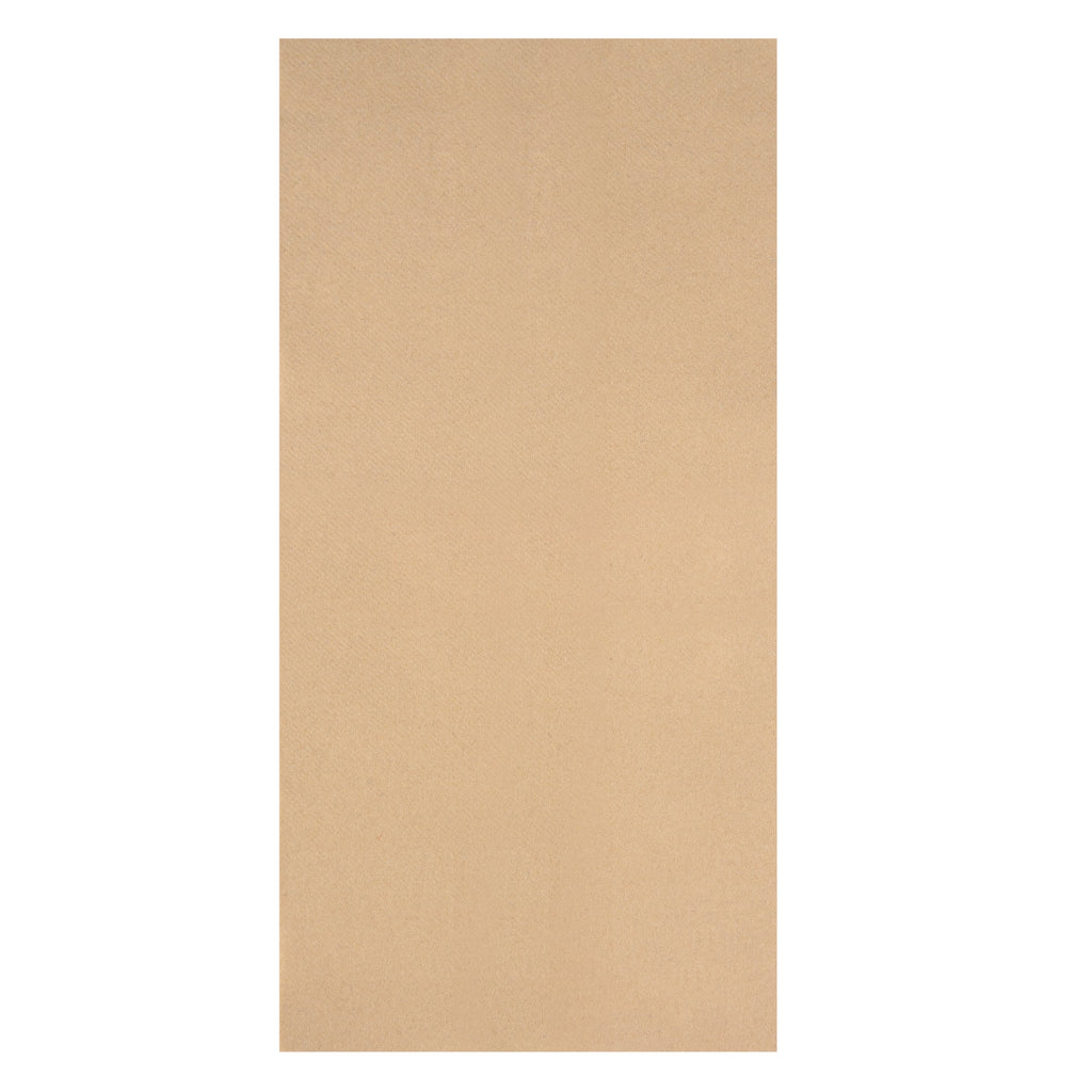Luxenap Rectangle Kraft Paper Linen-Feel Guest Towel / Napkin - Air Laid - 15 3/4" x 7 3/4" - 600 count box