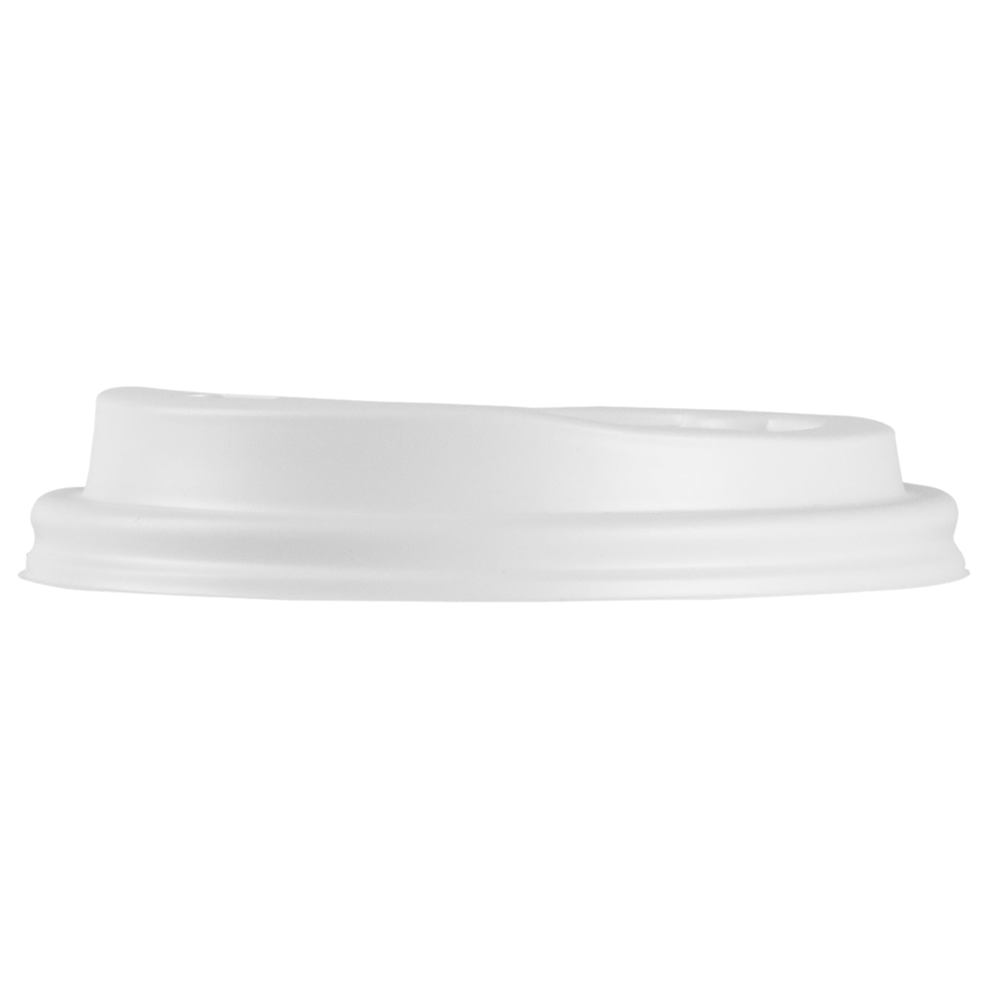 Restpresso 20 oz Red and White Stripe Paper Single Wall Coffee Cup - with White Lid - 3 1/2"x 3 1/2"x 6 1/2" - 400 count box