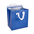Bag Tek Blue Insulated Take Out Bag - Tamper-Evident - 11 3/4" x 7 3/4" x 12 1/2" - 25 count box