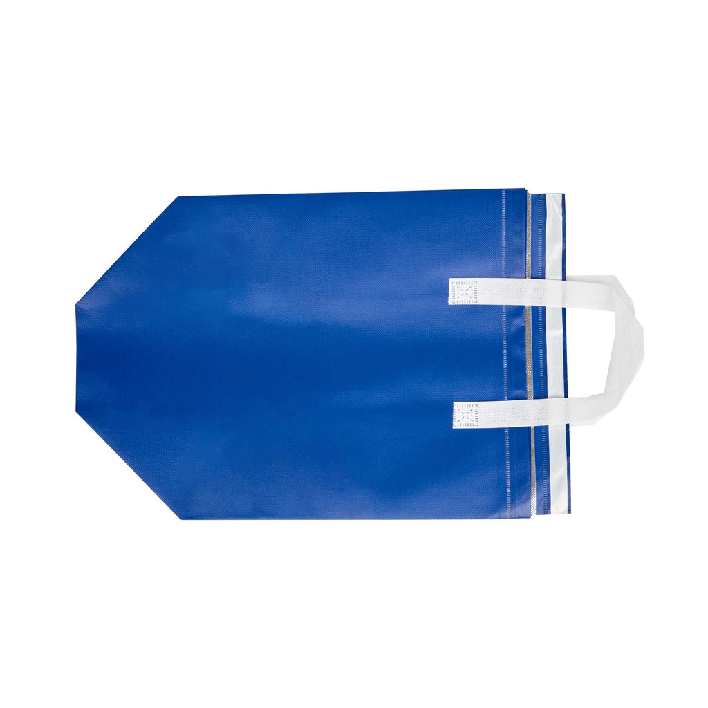 Bag Tek Blue Insulated Take Out Bag - Tamper-Evident - 11 3/4" x 7 3/4" x 12 1/2" - 25 count box