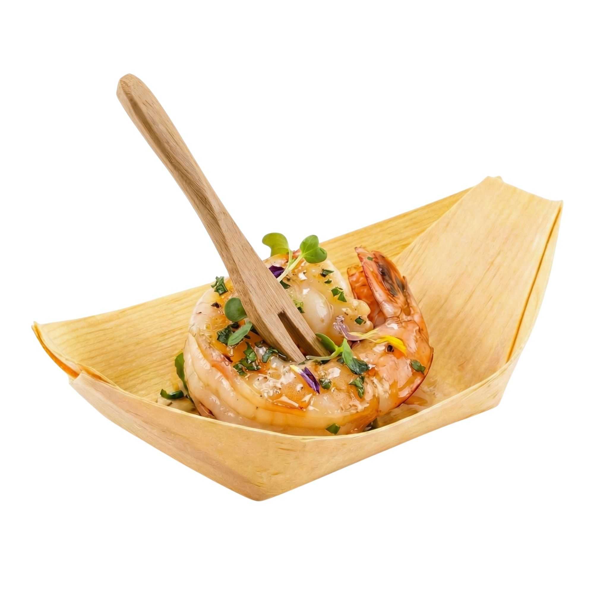 Bambuddha Natural Bamboo Mini Fork - 3 1/2" - 100 count box