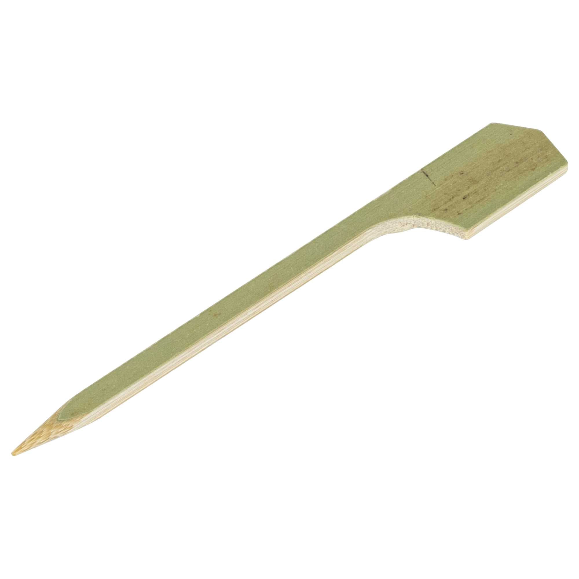 Pixy Munchkin Natural Bamboo Paddle Pick - 2 1/2" - 1000 count box