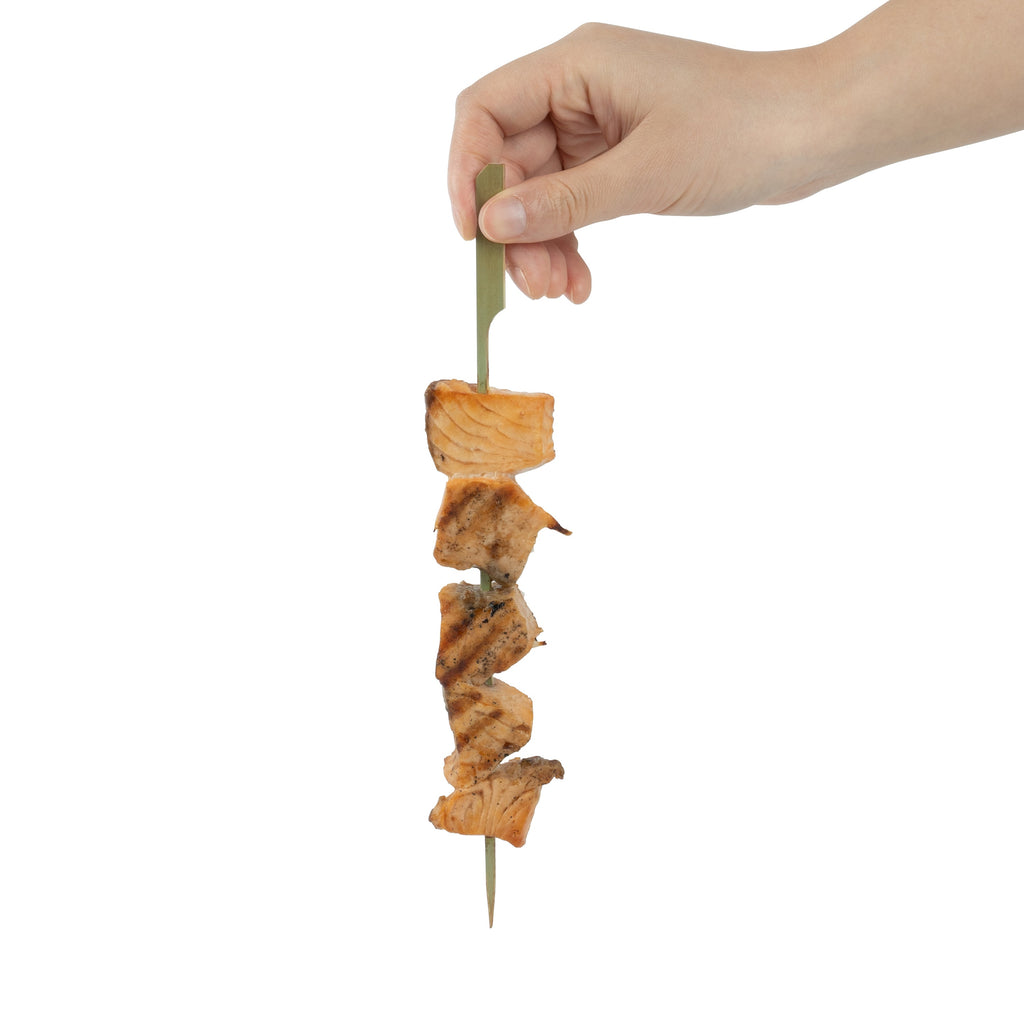 Pixy Natural Bamboo Paddle Grill Skewer - 10" - 1000 count box
