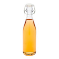Vetri 17 oz Round Glass Nostalgic Bottle - Swing Top - 2 3/4" x 2 3/4" x 10 3/4" - 10 count box