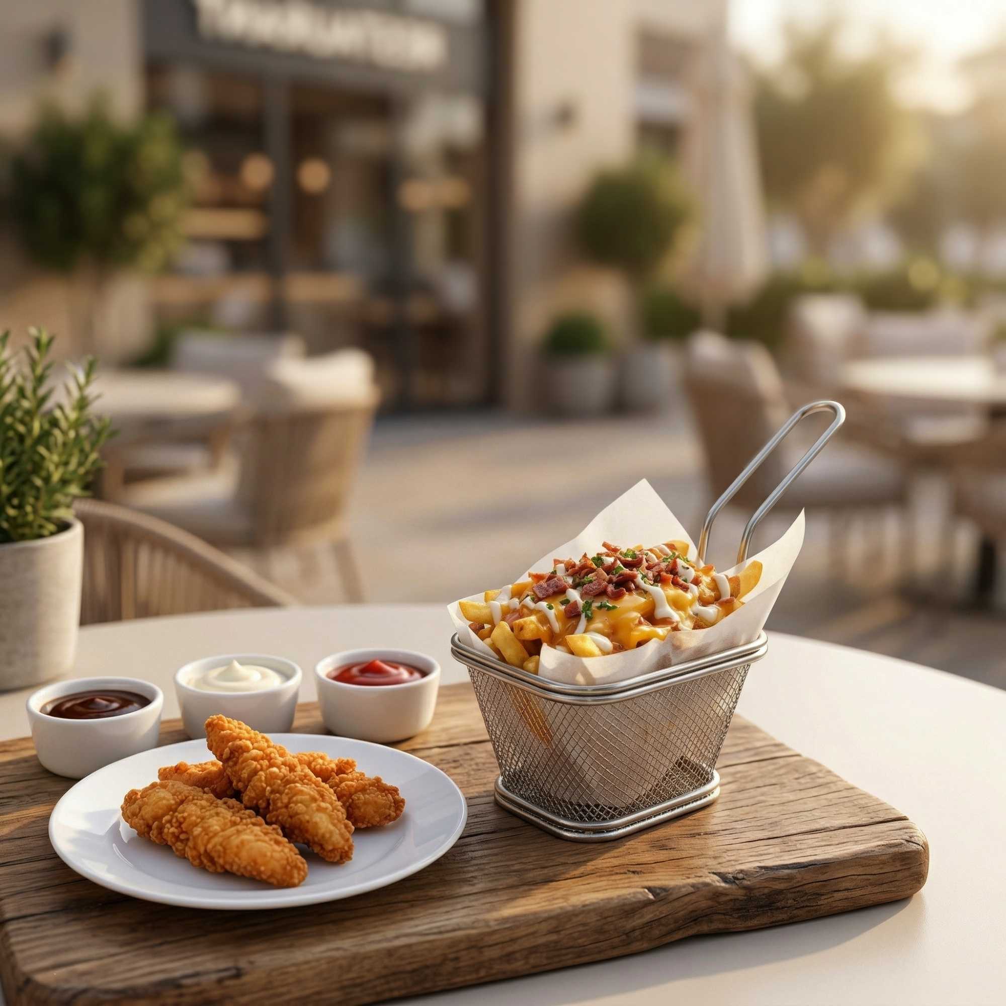 Met Lux Square Silver Stainless Steel Mini Fryer Basket - 4" x 3 1/4" x 2 1/4" - 1 count box
