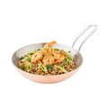 Met Lux Round Copper and Stainless Steel Mini Skillet - 6 1/2" x 6 1/2" x 1 1/2" - 1 count box