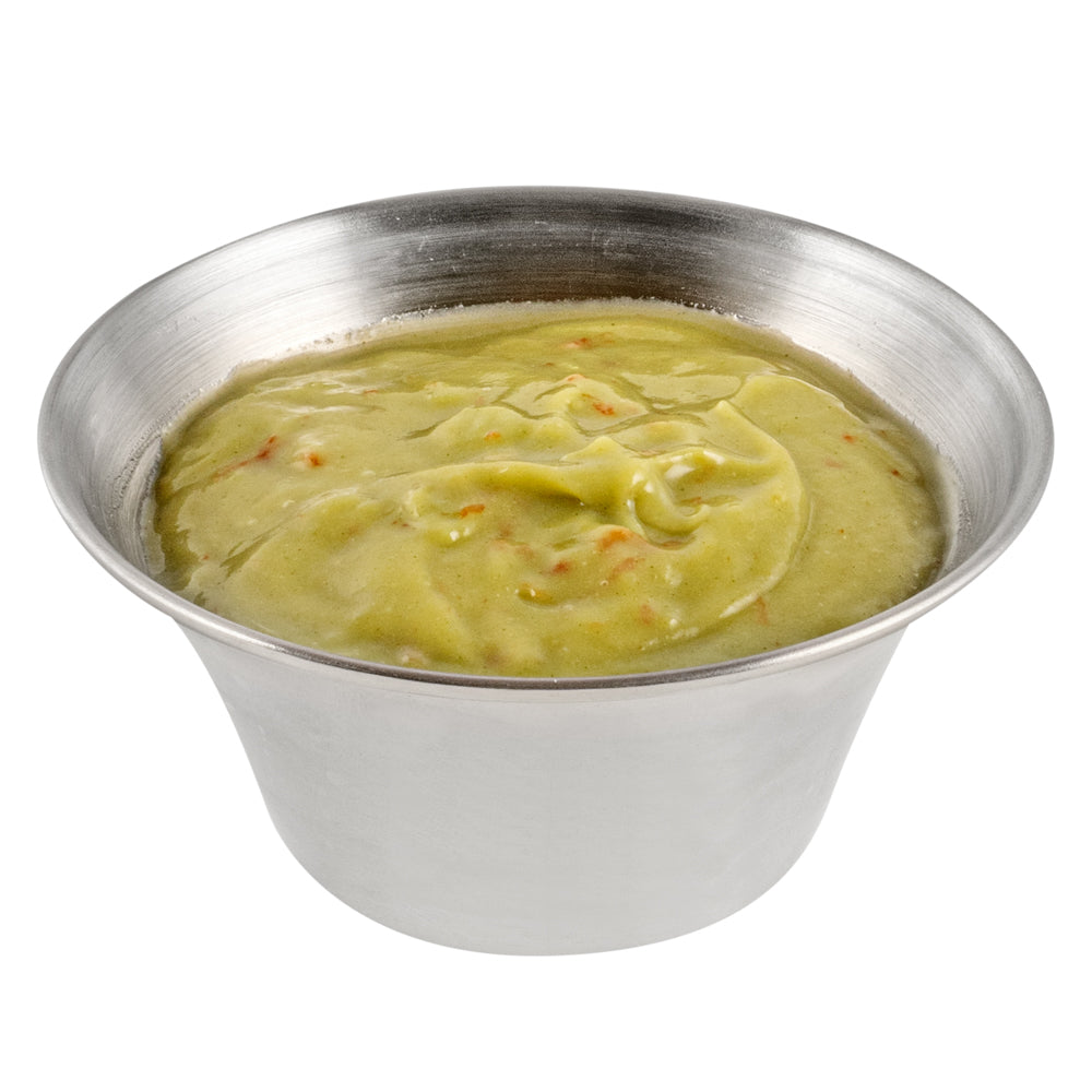 Met Lux 6 oz Stainless Steel Condiment Cup - 3 3/4" x 3 3/4" x 2" - 10 count box
