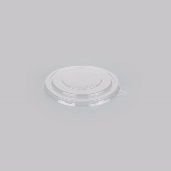 Foil Lux Clear Plastic Take Out Container Lid - Fits 17, 25 and 33 oz - 6" x 6" x 1/4" - 200 count box