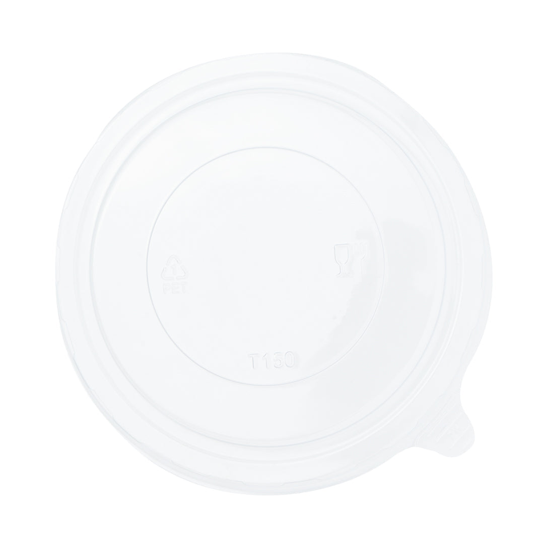 Foil Lux Clear Plastic Take Out Container Lid - Fits 17, 25 and 33 oz - 6" x 6" x 1/4" - 200 count box
