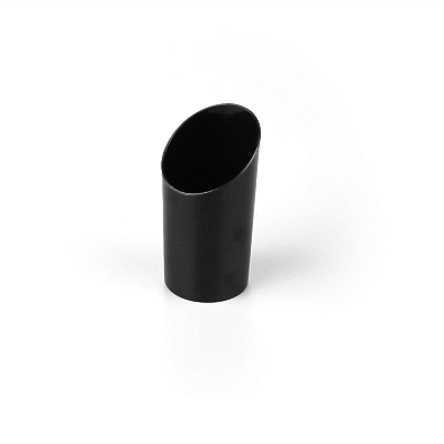 Mini Serve 3 oz Round Incline Shot Glass - Black, Plastic - 2" x 2" x 3 1/4" - 100 count box