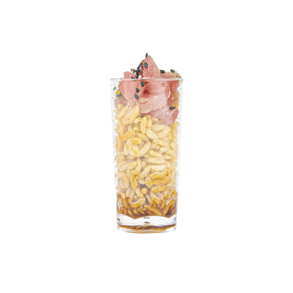 Mini Serve 2 oz Round Clear Plastic Cannello Shot Glass - 1 1/2" x 1 1/2" x 3" - 100 count box