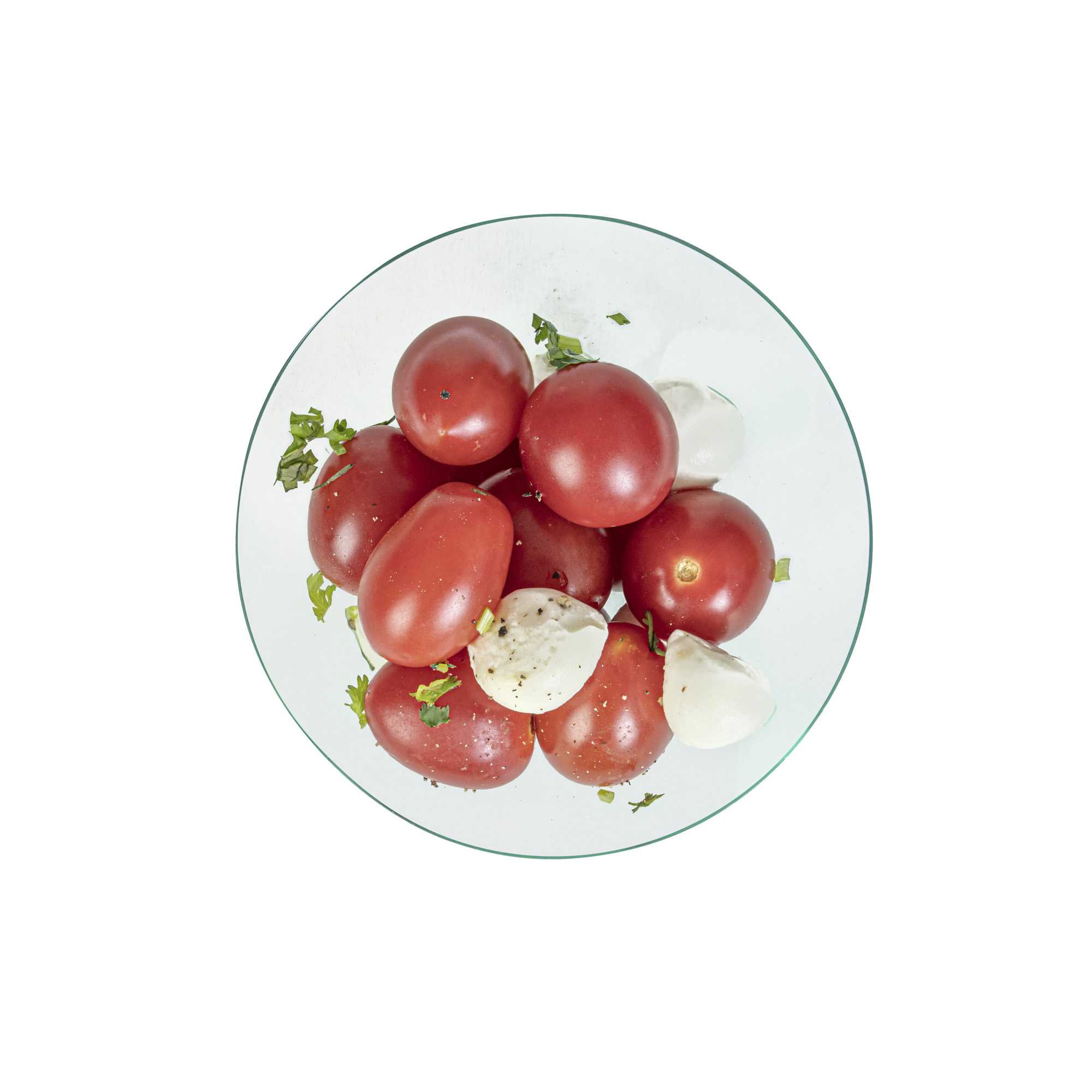 Mini Serve 7 oz Round Seagreen Plastic Incline Bowl - 4 1/4" x 4 1/4" x 2 3/4" - 100 count box