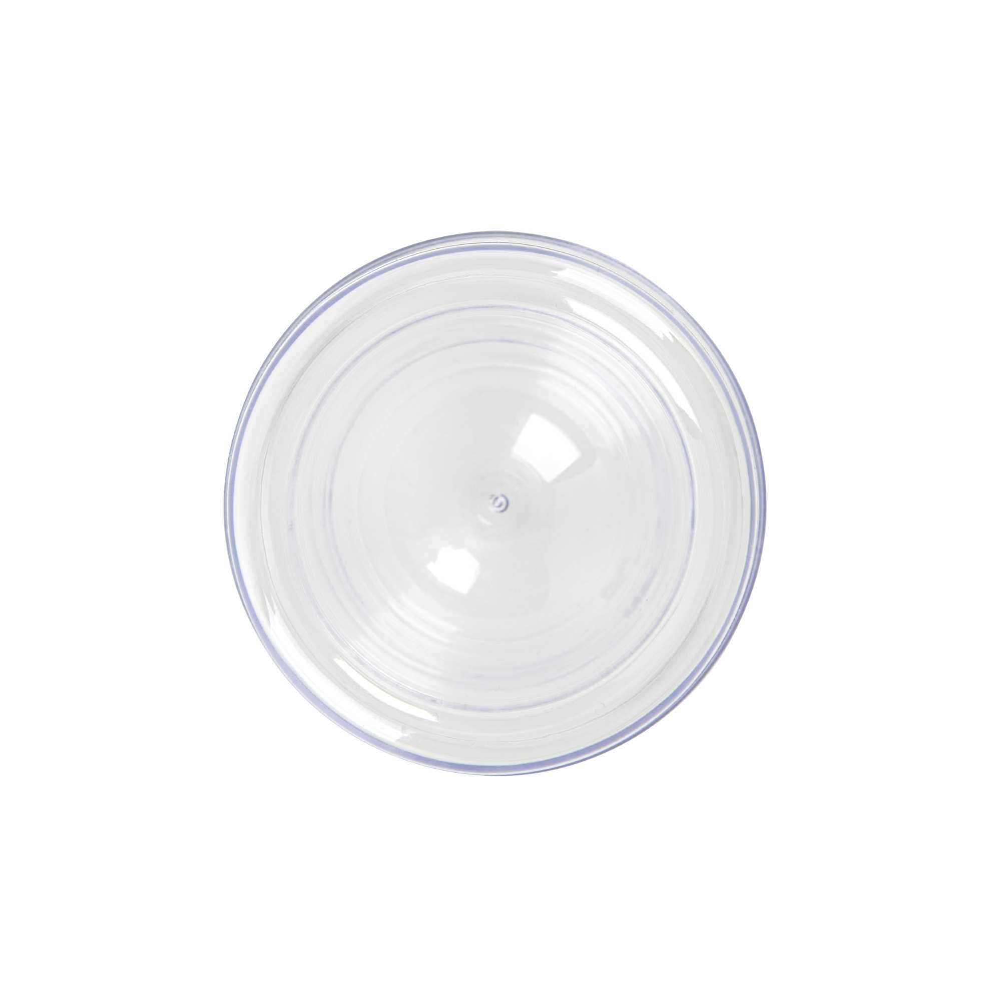Mini Serve 2 oz Round Clear Plastic Double Walled Cup - 2" x 2" x 2 1/2" - 100 count box