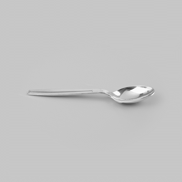 Argento Silver Plastic Spoon - 7" - 250 count box