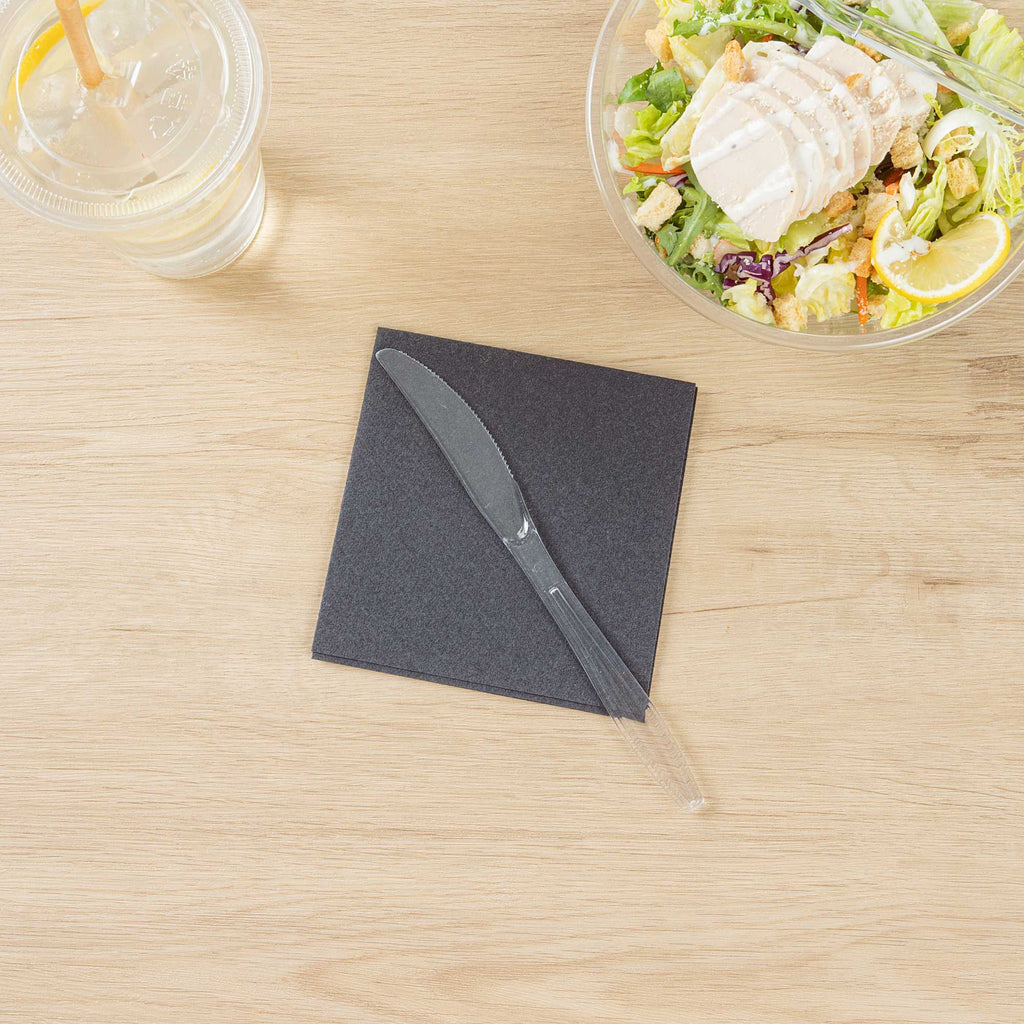 Moderna Clear Plastic Knife - 7 1/4" - 250 count box