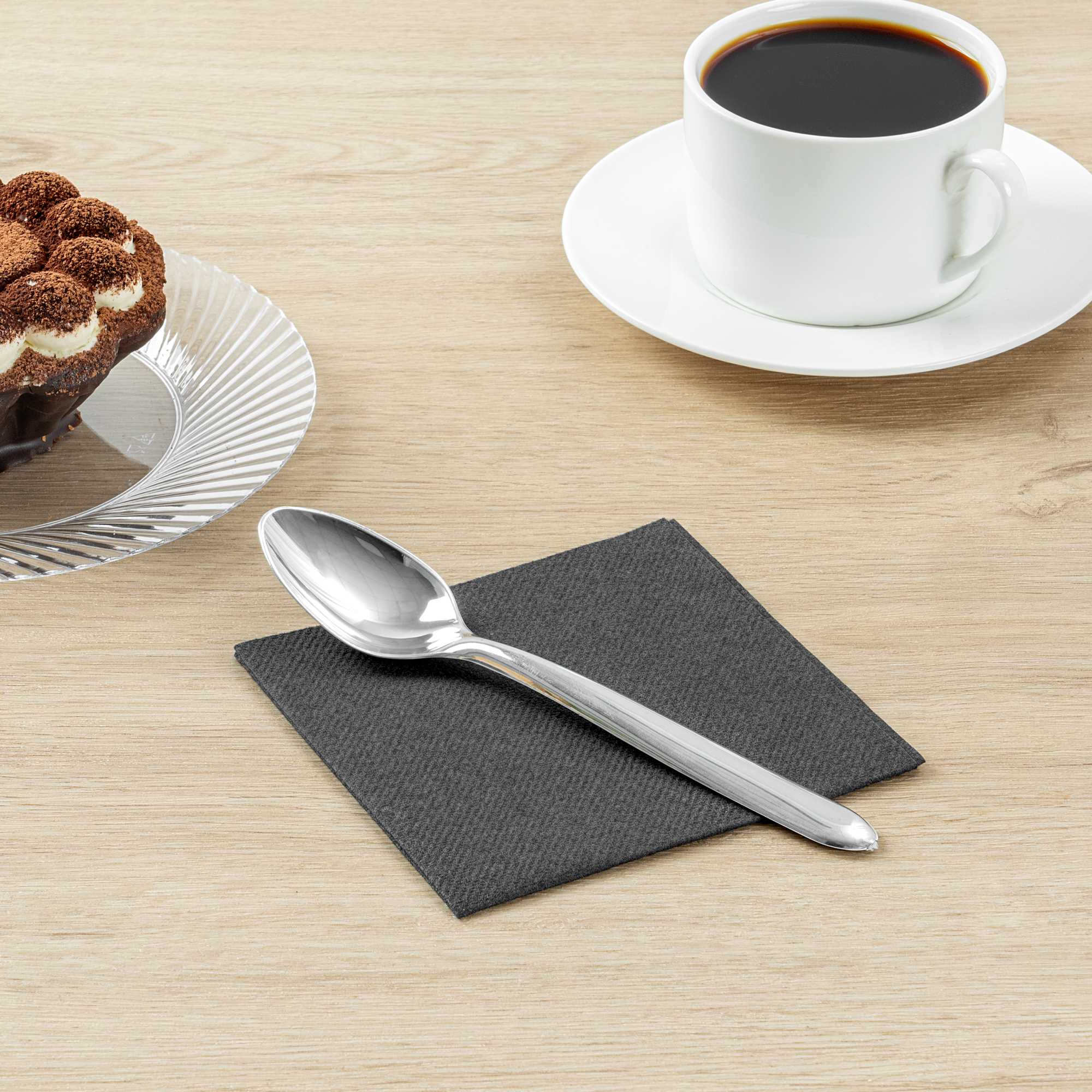 Moderna Silver Plastic Spoon - 7 1/4" - 250 count box