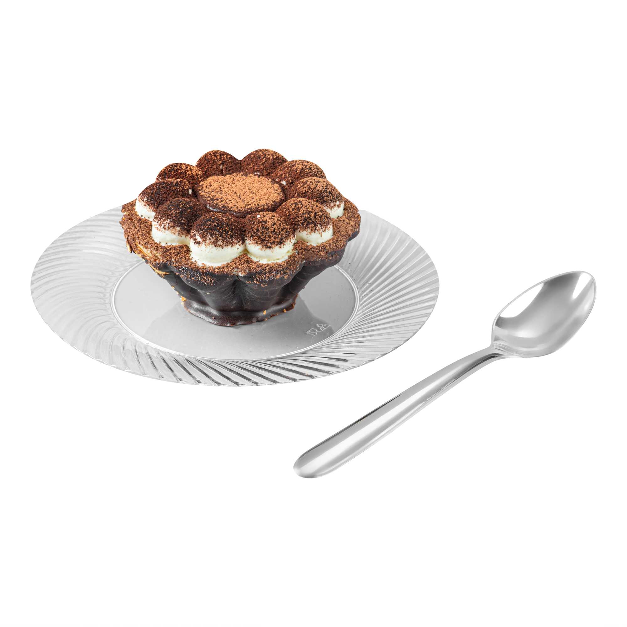 Moderna Silver Plastic Spoon - 7 1/4" - 250 count box