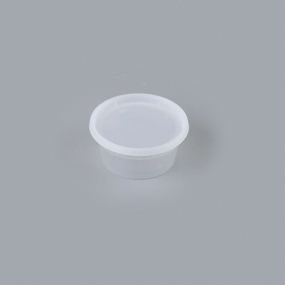 Asporto 12 oz Round Clear Plastic Soup Container - with Lid, Microwavable - 4 1/2" x 4 1/2" x 2 1/2" - 100 count box