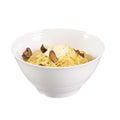 Voga 74 oz Round White Melamine Large Bowl - Incline - 8 1/2" x 8 1/2" x 4 1/4" - 10 count box