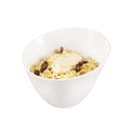 Voga 60 oz Round White Melamine Large Bowl - Incline Face - 8" x 8" x 5 1/2" - 2 count box