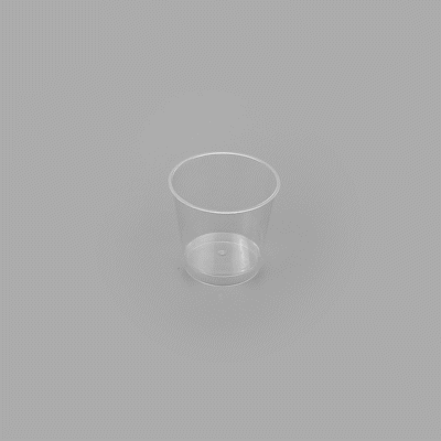 Mini Serve 6 oz Round Clear Plastic Dessert Cup - 3'' x 3'' x 2 3/4'' - 100 count box