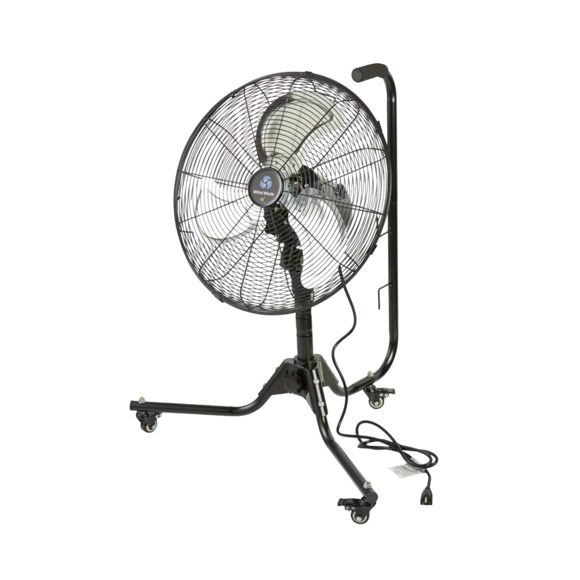 Wind Blade 3-Speed Portable Industrial Floor Fan - Tilt Head, 1/7 HP, 3,900 CFM - 18" - 1 count box