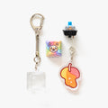 Adam the Rainbow Lion Clicky Keychain
