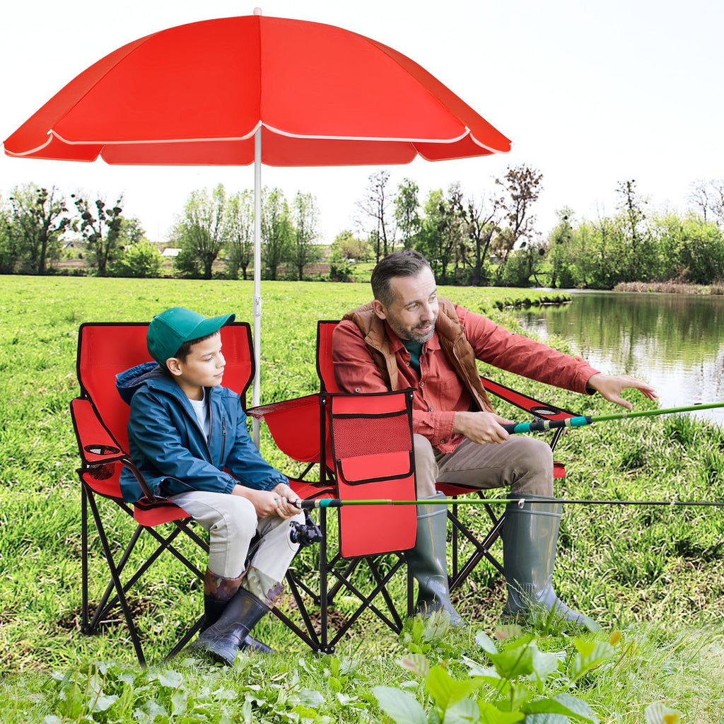 Portable Folding Picnic Double Chair